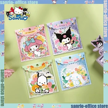 10шт Sanrio Sticker Pack Kawaii САМ Стикер за Детска рисунка Cinnamoroll Pochacco Ръчно Чрез Стационарни етикети на Едро