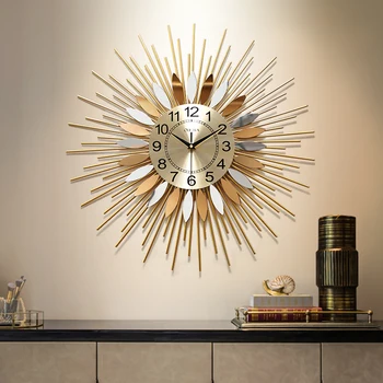 Безшумни стенни часовници в скандинавски стил, Луксозни цифров часовник с голям размер, Модерен минималистичные Relogio De Parede Room Decor