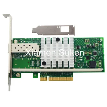 1 Бр., Безплатна Доставка, 10 GB PCI Express X8 с един SFP + порт, чипсет Intel 82599EN За конвергентного мрежов адаптер X520-DA1