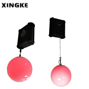 4 бр./лот 2023 xingke на едро, цветни RGB led окачен подвижен балон, кинетичен летящ балон DMX512, обхват за декор на сватбени сцени
