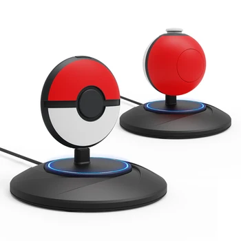 Зарядно устройство ще захранване на база Type-C с led индикатор, зарядно устройство Type-C с защита от претоварване работен ток за Pokemon GO Plus + 2023