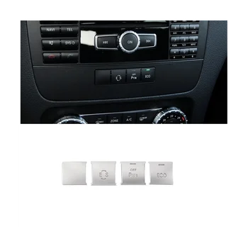 Автомобилна Централна Конзола CD-Панел Бутон за Кондициониране на Въздуха Стикер Накладки за Mercedes Benz GLK Class X204 Аксесоари (A)