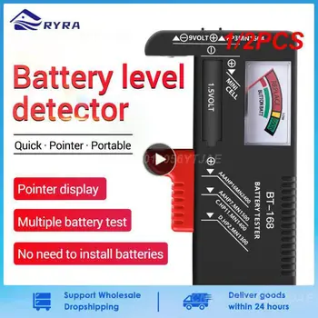 1/2 Бр. Дигитален Тестер за Батерии с LCD дисплей AA/AAA/9/1,5 Бутон Елемент Проверка на Капацитета на Батерията Детектор на Капацитета на Инструмента за Диагностика на