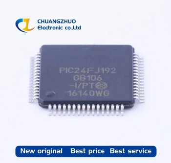 1бр Нови оригинални блокове на микроконтролера PIC24FJ192GB106-I/PT 16 KB PIC 32 Mhz 51 192 KB FLASH TQFP-64 (отгледа 10х10)