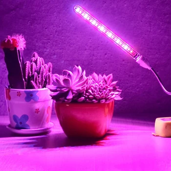 Лампа за отглеждане на растения USB Led лампа за разсад, Компютърно осветление