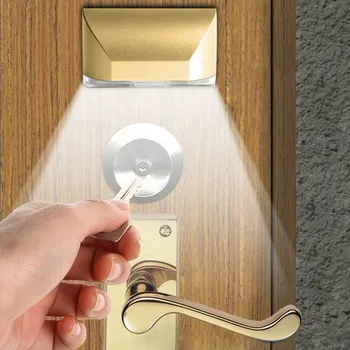 30 # Led Система за заключване на вратите Нощно С 4 led Интелигентни Автоматични врати Брави Pir, Индукционный ключ от шкафа, Малък Сензорна Лампа за нощно осветление