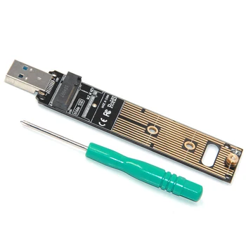 Адаптер M. 2 NVME SSD към USB 3.1 NVMe PCI-E M. 2 SSD към USB A 3.0 Карта на вътрешния конвертор 10 gbps JMS583 Type-C 3.1 Карта адаптер