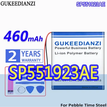 Батерия GUKEEDIANZI висок капацитет SP551923AE P140116 460mAh за класически смарт часа Камъчето Time Steel Bateria