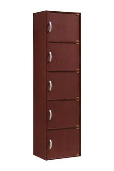 Универсален шкаф Hodedah с 5 рафтове, 5 врати, различни цветове