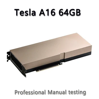 NVIDIA Tesla A16 64GB GDDR6 Пасивен ускорител CUDA GPU PCIe