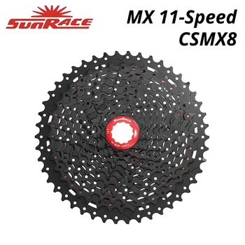 SunRace CSMX8 11 Високоскоростен велосипед с широк передаточным отношението на Велосипедна лента 11S, съвместима с планински Shimano Deore M5100 46T 51T