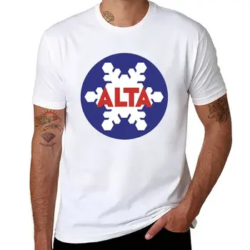 Нова тениска Alta Ski Resort, тениска, блуза, бързосъхнеща тениска, черни тениски, обикновена тениска, прости бели тениски, мъжки