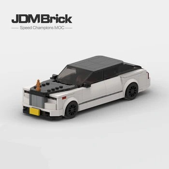 MOC Building Block Phantom Модел на спортен автомобил Speed Series 8 Grid Car Boy креативни играчки