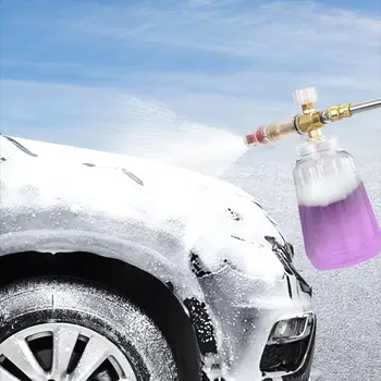 1 Л Ръчна помпа, Спрей пяна, Въздушно миене, Пяна, Сняг Пяна, Спрей за автомивка с високо налягане за домашно почистване на автомобила