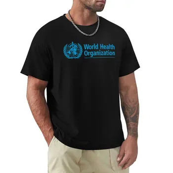 Тениска на Световната здравна организация, бели тениски за момчета, тениски за спортните фенове, забавни тениски за мъже