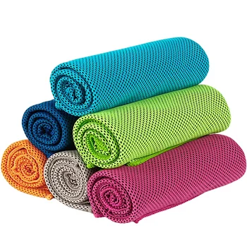 Охлаждащо кърпа в опаковката, Меко дышащее кърпа за ледените спортове, Поглъщащ бързо съхнещи кърпи за практикуване на йога, фитнес