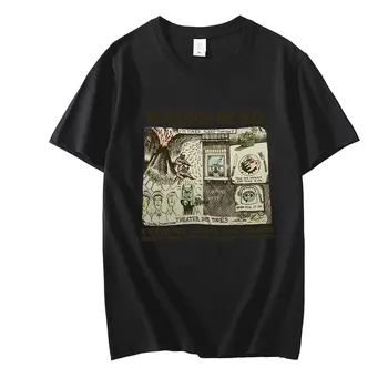 Нова лятна мъжка/женска тениска с принтом Radiohead, ежедневни памучен тениска с къс ръкав, модерен пуловер, градинска тенденция Унисекс облекло