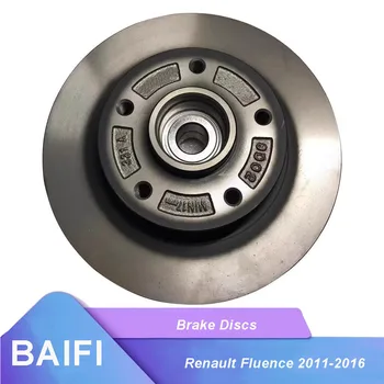BAIFI Абсолютно нова истинска Двойка на предните/задните спирачни дискове за Renault Fluence 2011-2016