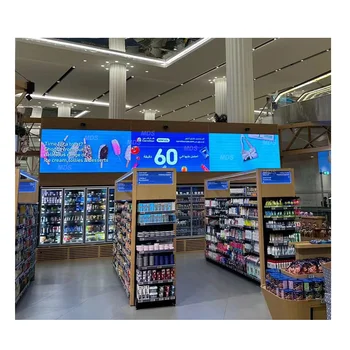 Рекламни led екран Закрит P2.5 Голямата дигитална табела Led панел Фиксирана Инсталация Пълноцветен Видеостена за магазин