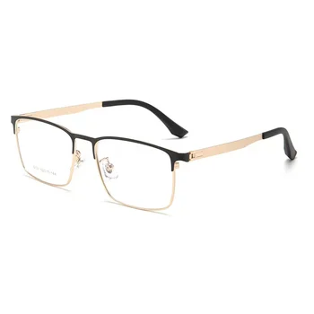 52 мм Сверхлегкая Рамки за Очила Мъжки Квадратни Очила Мъжки Класически Напълно нови оптични Рамки за Очила по Рецепта 6131