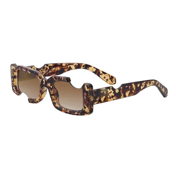 2023 Нови Модни Квадратни Слънчеви Очила За Жени И Мъже, Луксозни Дизайнерски Слънчеви Очила Без Рамки в Винтажной Ръбове, Всекидневни Очила с UV400 Gafas