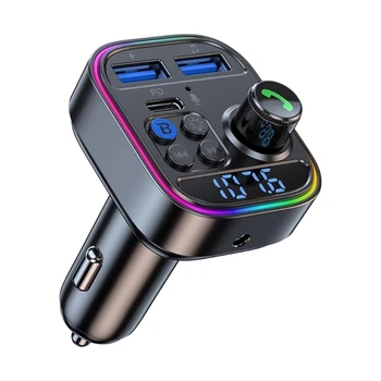 Автомобилен Bluetooth Съвместим 5.3 Безжичен приемник за свободни ръце, Говорещ музика, ниско ниво на шум D7WD