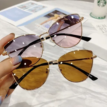 Пролет-лято луксозни слънчеви очила за жени, мъжки Квадратни Слънчеви очила, Дамска мода, градинска дрехи, Градиентные очила с UV400