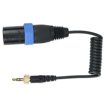 4X Мъжки микрофон изход Saramonic с ключалка от 3,5 мм до 3,5 мм, от TRS до XLR Универсален аудио кабел за безжични приемници