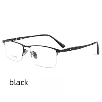 54 мм 2023 Нови Мъжки Квадратни Очила От Чист титан в Рамки по лекарско Предписание, Оптични Очила 9012BT
