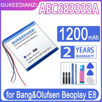 Батерия GUKEEDIANZI AEC683333A за Bang & Olufsen Beoplay E8 TWS333A 1200 ма за Bang & Olufsen Beoplay E8 TWS Batteria Безплатни инструменти