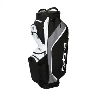Сверхлегкая чанта за количка за стикове за голф, бяло и сиво