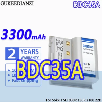 Батерия GUKEEDIANZI Висок Капацитет BDC35A 3300 mah Батерии За Цифрови Sokkia SET030R 130R 2100 22D