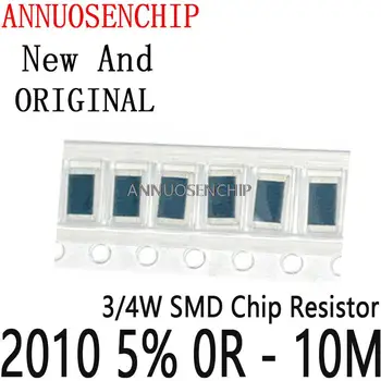 50 БР. 3/4 W SMD Чип-Резистор Резистори 0 10 100 220 470 Ома 0R 10R 100R 220R 470R 1 КЪМ 2,2 ДО 4,7 ДО 10 НА 100 ДО 1 M, 10 M, 2010 5% 0R - 10 М 
