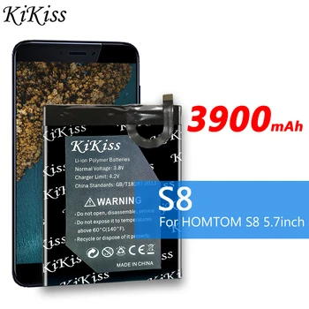  KiKiss телефон, батерия за HOMTOM S8 5,7 инча MTK6750 3900 mah батерия за Мобилни аксесоари батерия за HOMTOMS8 S 8