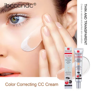 45 МЛ Корейски Ibcccndc Оригинален крем за лице CC-крем с пълна консилером SPF, козметична основа за водоустойчиви грижа за лице, подходящ за по-тъмна кожа