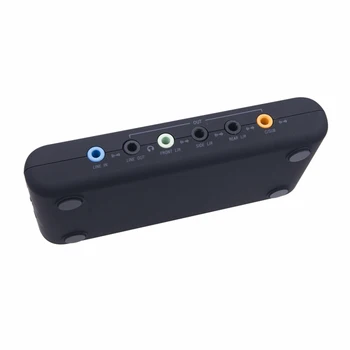 USB Аудиоадаптер Звукова карта 7.1, 8-канален изход КПР с 2 микрофонными глави, запис и възпроизвеждане на SPDIF за домашни настолни колони