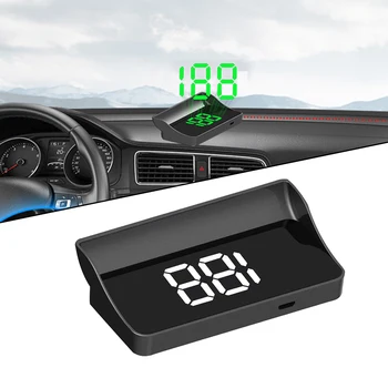 Нов HUD GPS централен дисплей Скоростомер, километраж, авто цифров дисплей на скоростта, универсален за леки автомобили, автобуси, камиони, мотори, главоболие дисплей