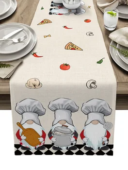 Настолна пътека готвач Gnome, луксозна кухненска Капак за обедната маса, декорация на Сватбени партита, Памучен Бельо Покривка