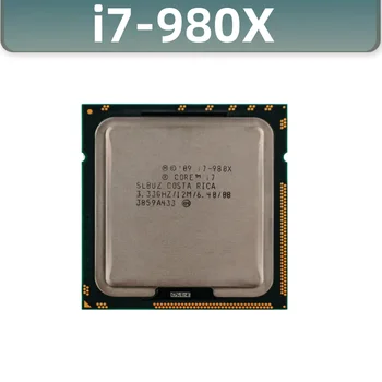 Оригиналния cpu Core i7-980X Extreme Edition Процесор i7 980X 3,33 Ghz 12 м 6-ядрени LGA1366 Безплатна доставка Бърза изпращане