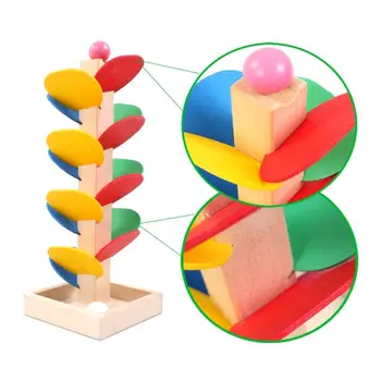 Набор от игри играчки за подреждане, Развлекателен набор от въртящи се пътеки, образователна играчка Монтесори, бягаща пътека с топка, игра набор от играчки с въртящи пътека