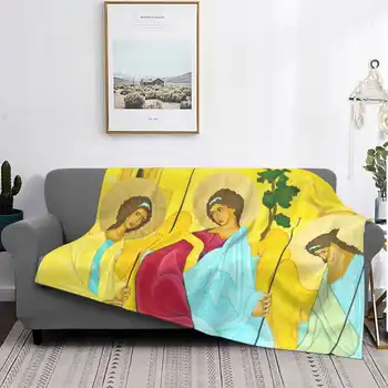 Креативен дизайн, Удобен фланелевое одеяло, Византийския Исус, православната християнска икона, Константинопол Кръст, Империята на