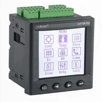 Безжично устройство за измерване на температурата на Acrel ARTM-Pn Получава дата от сензор за 60 ATE С RS485, Modbus
