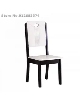 Трапезария стол от масивно Дърво, маса за Хранене, стол за дневна, Стол с облегалка, Семеен апартамент, Скандинавски Модерен, Удобен И красив