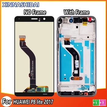 LCD екран За Честта 8 Lite LCD дисплей е Сензорен Екран За Huawei P8 Lite 2017 LCD дисплей Huawei GR3 2017 PRA-TL10 PRA LX1 LX3