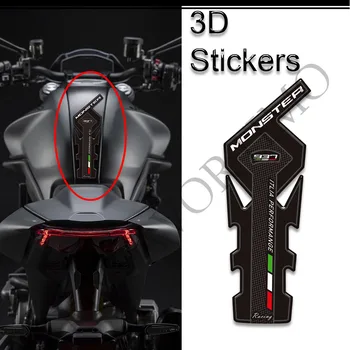 Етикети на мотоциклет, Определени за бензин, Мазут, Наколенници, облицовка на резервоара дръжки за Ducati Monster 937 2021 2022