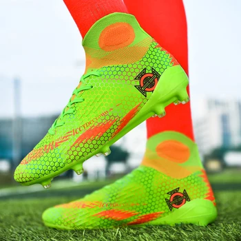 Професионални детски футболни обувки, високо качество на улични футболни обувки Унисекс, Мъжки футболни спортни маратонки