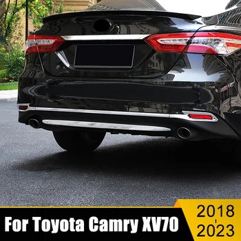 За Toyota Camry 70 XV70 LE XLE 2018-2021 2022 2023 ABS Авто Задна Броня, Накладки, Ленти, Рамка, Стикери, Аксесоари За Украса