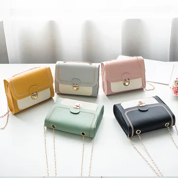 2023 Мини чанта с панти капак, Женствена чанта през рамо, чанта за почивка от изкуствена кожа, модерна чанта за телефон в ретро стил, с Луксозна дамска чанта-софтуера на веригата
