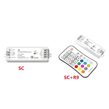 RGB/RGBW Контролер led лента 2,4 G RF SPI дистанционно управление SC/SC + R9 за RGB/RGBW WS2811/WS2812B/S2813/WS2815 IC вид led лента DC5-24V