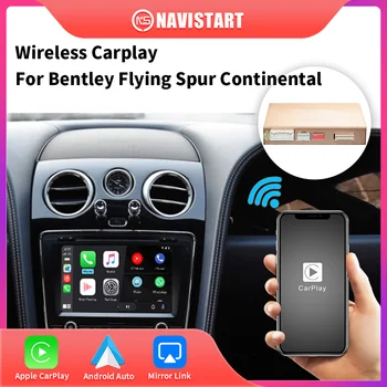 NAVISTART Безжичен Автомобилен Плейър За Bentley Flying Spur Continental 2012-2017 Android Auto Mirror Линк Play Car Navi Box Airpaly